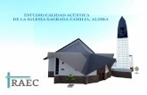 ESTUDIO CALIDAD ACÚSTICA DE LA IGLESIA SAGRADA FAMILIA, ALZIRA