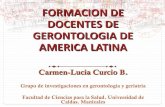 FORMACION DE DOCENTES DE GERONTOLOGIA DE AMERICA LATINA