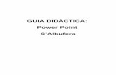 Guia didàctica del Power Point s'Albufera