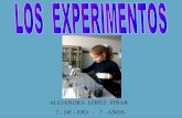 Los experimentos científicos