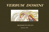 VERBUM DOMINI, Seminario de Actualización 3ª parte
