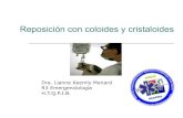 Reposición con coloides y cristaloides