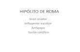 HIPOLITO DE ROMA-TOMAS DE AQUINO-NOVACIANO-AGUSTÍN DE HIPONA