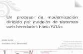 Un proceso de modernización dirigido por modelos de sistemas web heredados hacia SOAs