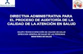 Directiva Administrativa de Auditoria HCLLH