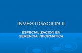 Investigacion ii