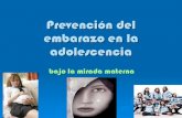 Prevención del Embarazo en la Adolescencia