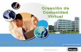 Creación de comunidad virtual