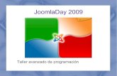 Programación Avanzado Joomla Day 2009