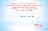 la comunicacion en venezuela