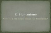El  humanismo