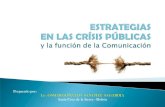 Estrategias en las crisis públicas y la función de la comunicación...