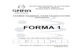 Examen del SNNA Forma 1
