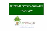 Natural Sport Language Triatlón