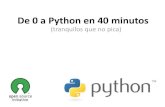 De 0 A Python En 40 Minutos