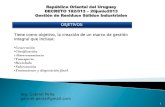 Decreto 182 13 gestión de residuos sólidos industriales-uruguay