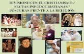 DIVISIONES EN EL CRISTIANISMO - HISTORIA DE LA IGLESIA CATÓLICA