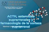 Acth, esteroides suprarrenales y farmacología de la corteza suprarrenal