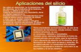Aplicaciones del silicio