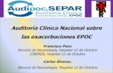 Auditoría clínica nacional de la práctica clínica en pacientes con exacerbación de EPOC