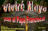 Mayo con el papa francisco