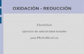 T7 - OXIDACION - REDUCCION - ELECTRÓLISIS