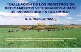 Evaluación de los Registros de Medicamentos Veterinarios a Base de Ivermectina En Colombia