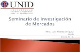 Presentación Seminario de Investigaciòn UNID