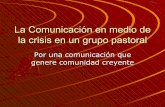 Proceso de la Comunicación en un grupo pastoral