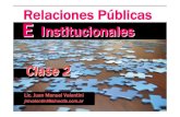 Clase PR & Comunicación Estratégica, Lic. Juan Valentini