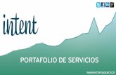 Portafolio de servicios intent agency