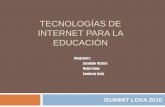 Tecnologías de internet para la educación