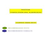 Textos  Fisiologia Del Ejercicio  Curso 2009 2010