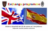 Exchange programme (2ª reunión)