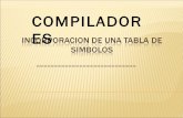 Compiladores - Incorporacion de una Tabla de Simbolos Compiladores