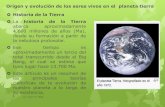Clase 2 unidad 3 origen y evolución de los seres vivos en el  planeta tierra