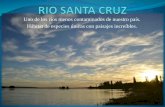 Represas en el Rio Santa Cruz.