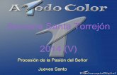 Semana Santa Torrejon 2014: Procesion de la Pasion (minicostaleros)
