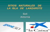 Sitios   naturales    de Lanzarote