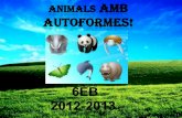 Animals amb autoformes 6 b