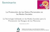 InfoDF Protección de Datos Personales en Redes Sociales