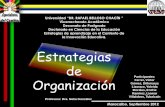 Presentacion expo estrategias de organizacion completa