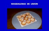 Magdalenas  de  limon
