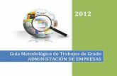 Guia metodológica de trabajos de grado ae 2013 mejorada