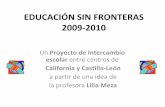 EDUCACIÓN SIN FRONTERAS 2009-2010