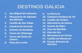Destinos Galicia