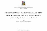 Presentación productoras argentinas