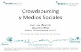 Crowdsourcingy Medios Sociales