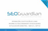 SEOGuardian - Reparación o Sustitución de Lunas en España - 6 meses después