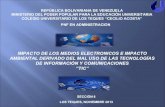 IMPACTO AMBIENTAL DE LOS MEDIOS ELECTRONICOS